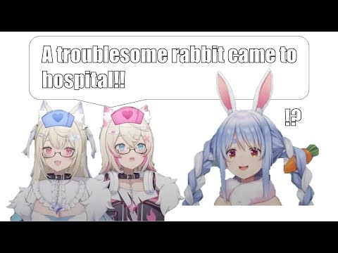 (Japanese VTuber Hololive Clips) PEKORA was called by FUWAMOCO as a troublesome customer