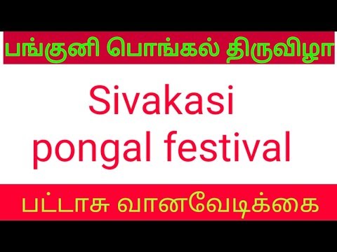 Crackers display for sivakasi pongal festival