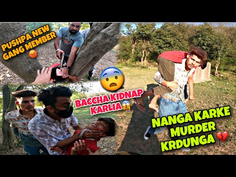 PUSHPA GANGSTER ATTACK ON SCHOOL KID 🤬 WITH GABBAR GANG 😰 | KILLED A KID IN FOREST 😨