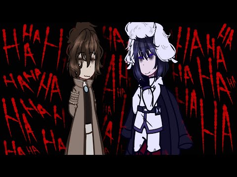 laughter meme // Fyodor Dostoevsky & Dazai Osamu. // Fyozai (?) //