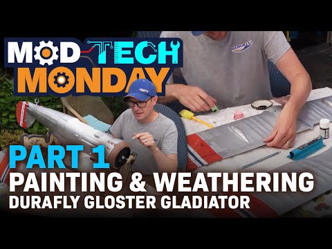 Mod Tech Monday - Gloster Gladiator Painting and Weathering Part 1