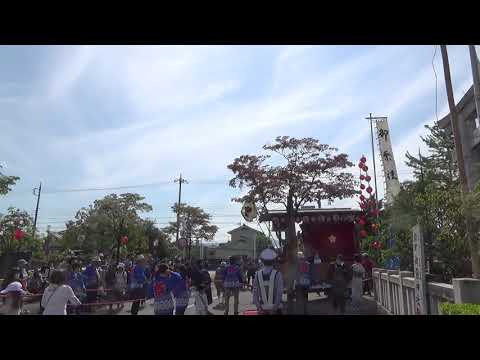 新町御嶽神社例大祭【山車巡行】