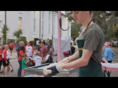 Street Candy Cane Making 2