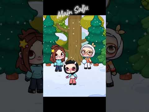 Main salju #milktea #snow #salju #avatarworld #pazugames