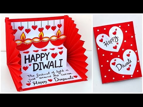 DIY Diwali Pop up card 2024 / Handmade Diwali greeting card / Diwali card ideas