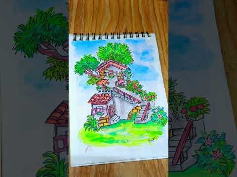 beautiful drawing #art #shorts #drawing #youtubeshorts #satisfying #painting #viralvideo