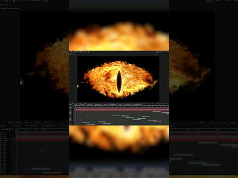 how I made the Eye of Sauron #shorts #behindthescene