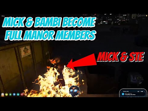 Ste Makes Mick & Bambi Full Manor Members | NoPixel 4.0 GTA RP