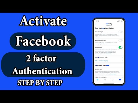 Enable 2factor authentication on facebook