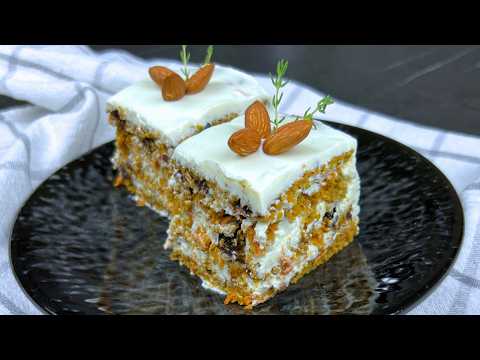 The best moist carrot cake recipe in the world, and it’s actually healthy