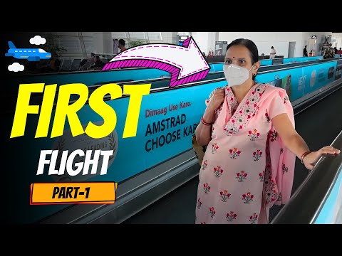 Mom's First Flight Experience | Meeting Nehal Chudasama!!! Delhi to Mumbai | Travel Vlog