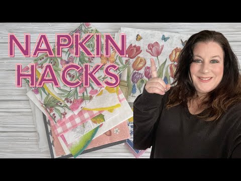 GENIUS HACKS Using Napkins I Spring Dollar Tree DIYS