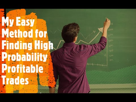 My Easy Method for Finding High Probability Profitable Trades