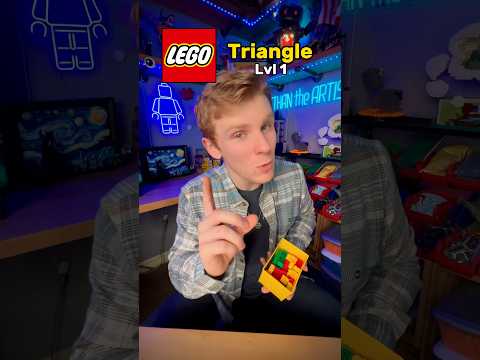 How to build a LEGO Triangle like a pro… #shorts