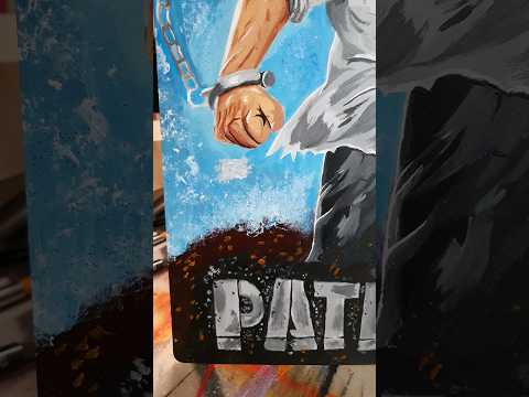 Pathaan Ps5 Custom Cover Painting #pathaan #bollywood #ps5 #Painting #srk #acrylicpainting #viral