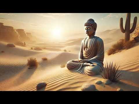 Desert Meditation with Buddha 🌅 Calm Music for Deep Relaxation