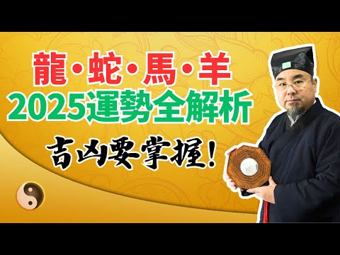 鼠、牛、虎、兔4大生肖，2025乙巳蛇年流年運勢全解析！吉凶大揭秘！不可不看！ #2025年生肖鼠運勢 #2025年生肖牛運勢 #2025年生肖虎運勢 #2025年生肖兔運勢 #乙巳蛇年 #2025年