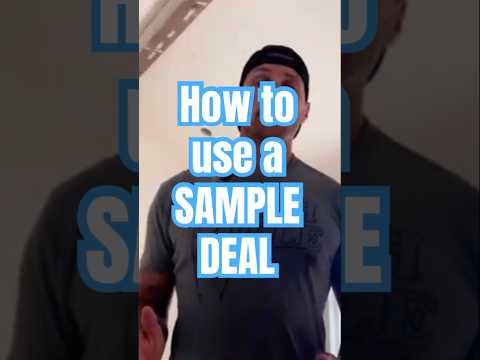 Use a SAMPLE DEAL to bring on builders and investors #realestate #realestatedevelopment