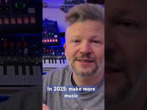 I wish you for 2025 to make time to make more music. #musicproduction  #homestudio