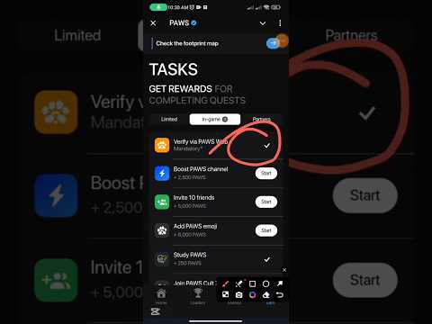 Paws New Task Kivabe Korbo Paws withdraw update #paws #withdrawproof #update #claim #blum #binance