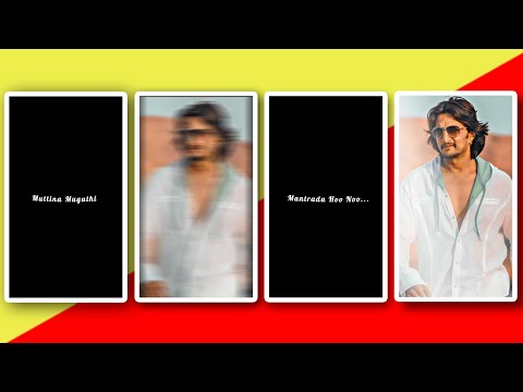 💥 New Trending Boy's Attitude Video Editing Kannada in Alight motion New Video Editing