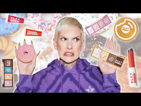 E.L.F. x Dunkin' Donuts Makeup.. Is It Jeffree Star Approved?!