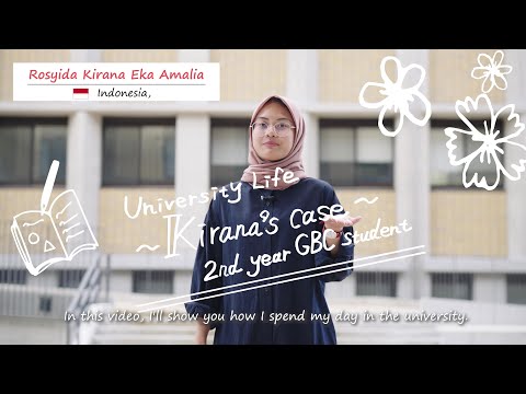 "Global Business Course" promotion video 2022 Vol.01 University Life,Kirana's Case