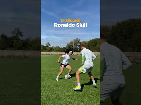 🚀  Ronaldo’s INSANE Step-Over Move in just 15 SECONDS! 😱🔥 #football #ronaldo