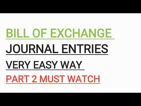 Bill of exchange part 2