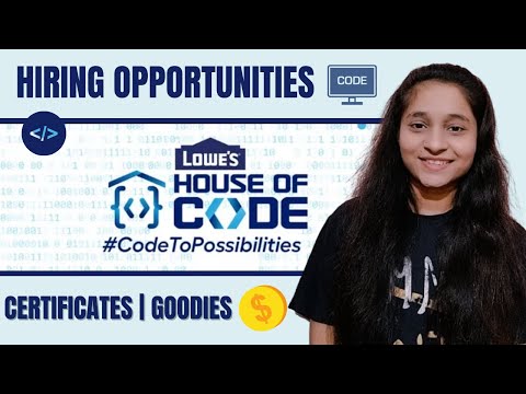 Lowe's House Of CODE || PPO Offer || Final Year Eligibility || Apply Now