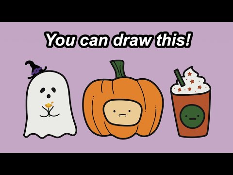 Simple Halloween drawing tutorial 🎃 | Wacom One