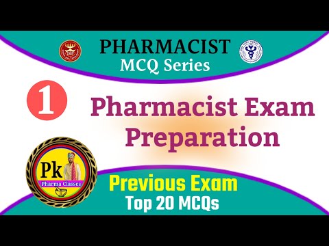 Pharmacist Exam Preparation ll Pharma MCQs ll #esicpharmacistexampaper #rrbpharmacist