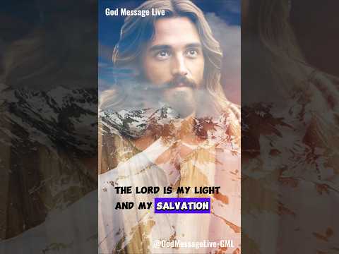 "Fearless Living: Trusting God as Your Light and Salvation"| God Message Live | #jesus #shorts