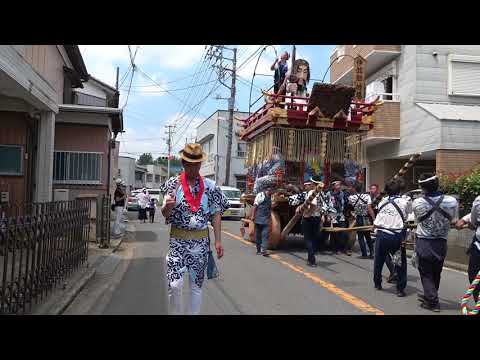 佐原の大祭2018夏　楽日　田宿区　曳き廻し