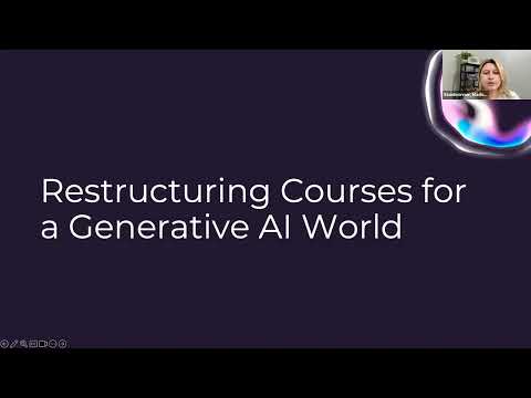 Restructuring Courses for a Generative A.I. World