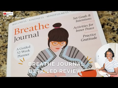 Breathe Journal Guided 52-Week Planner Detailed Review| Activities for Inner Peace