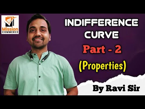 🔴 Properties of Indifference Curve |Features of Indifference Curve in Hindi | MRS in IC