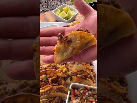 Cheesy Beef & Bean Tacos