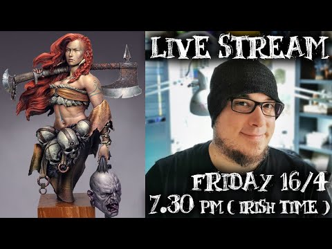 3° NJM Live Stream! Let's paint a BUST