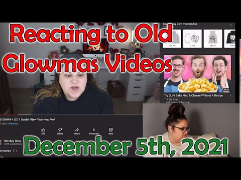 Reacting to My First Ever Glowmas Videos!