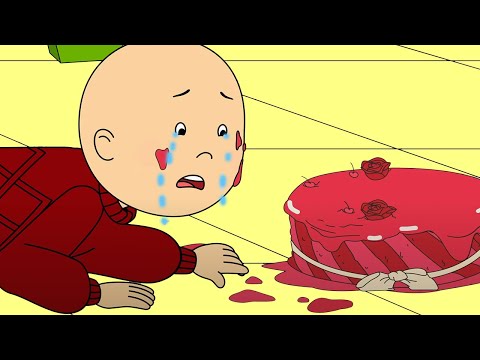 カイユー | 誕生日ケーキ | 面白い漫画 | キッズ漫画 | ケイルー | Caillou