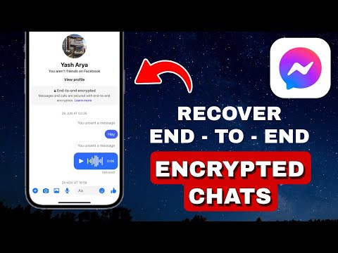 How to Recover End-To-End Encrypted Chats on Messenger (UPDATED METHOD)