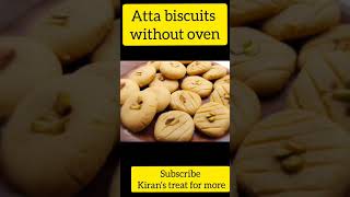 Atta biscuits without oven | Nan khatai #Shorts #Cookies #Biscuits #Nankhatai