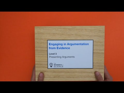 Presenting Arguments