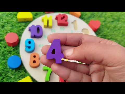 Numbers from 1 to 10 - Number, 123 numbers, shapes puzzle, Learning to Count the numbers 1 to 10