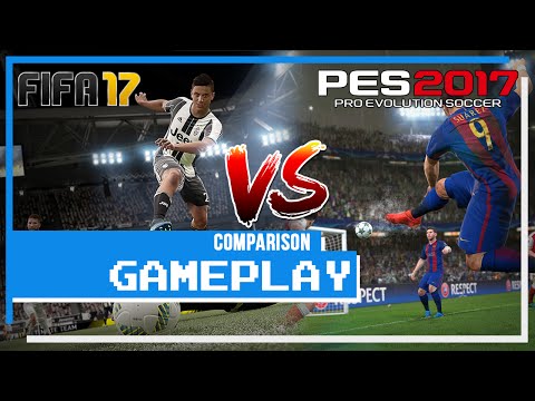 FIFA 17 vs PES 2017 Official Gameplay Comparison