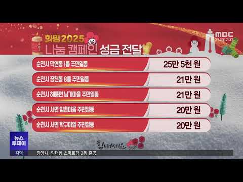 희망 2025 나눔 캠페인 (241227금/뉴스투데이)