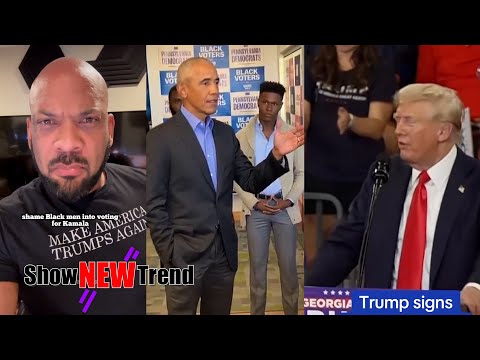 Obama Insult Black Men | Democrats Loose Votes | Black Americans Support Donald Trump #shownewtrend