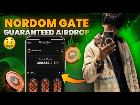 Nordom Gates Airdrop: Guaranteed AIrdrop by Nordom Exchange - New Telegram Mining Airdrop | Memeland