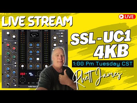 SSL UC1 4kB Live Stream. My System went down and We had a talk with Gram..